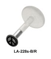 Small Peace Sign Labrets Push-in LA-228s