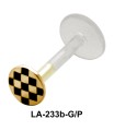Checks Design Labrets Push-in LA-233b