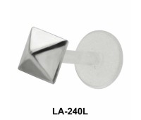 Pyramid Shaped Labrets Push-in LA-240L 