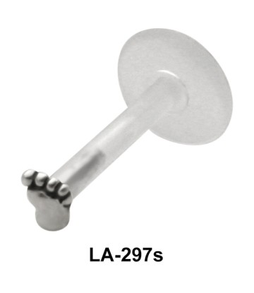 Baby Foot Shaped Labrets Piercing LA-297s 