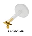 Mushroom Shaped Labrets Push-in LA-363CL 