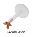 Mushroom Shaped Labrets Push-in LA-363CL 