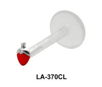 Strawberry Labrets Push-in LA-370CL 