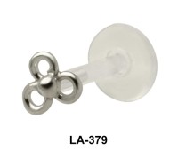 Hollow Flower Shaped Labrets Push-in LA-379
