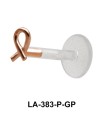 Aids Awareness Shaped labrets Push-in LA-383