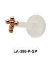 Ball Cross Shaped labrets Push-in LA-386