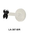 Scissors Shaped Labrets Push-in LA-387