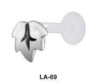 Inverted Leaf Shaped Labrets Push-in LA-69