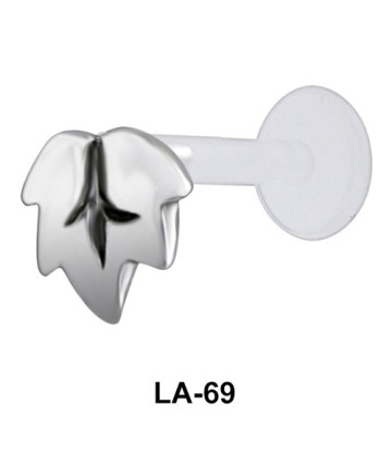 Inverted Leaf Shaped Labrets Push-in LA-69