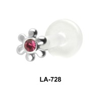 Stone Set Flower Monroe Piercing LA-728