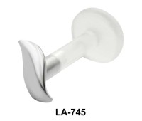 Slim Leaf Shaped Labrets Push-in LA-745