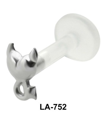 Devil Face Shaped Labrets Push-in LA-752