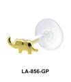 Elephant Shaped Silver Labret LA-856