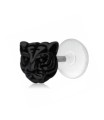 Tiger Face Shaped Tragus Piercing-1005