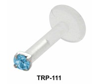 Colorful CZ Tragus Piercing TRP-111