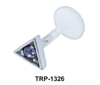 Stone Set in Triangle External Push In TRP-1326