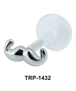 Mustache Tragus Piercing TRP-1432