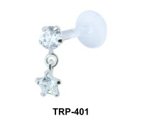 Round n Star Tragus Piercing TRP-401