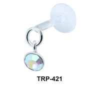 Colored Stone Tragus Piercing TRP-421