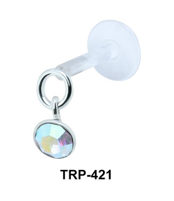 Colored Stone Tragus Piercing TRP-421