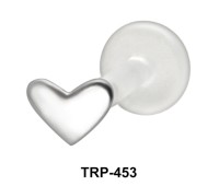 Solid Heart Tragus Piercing TRP-453