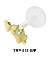 Butterfly Pair Shaped Tragus Piercing TRP-513