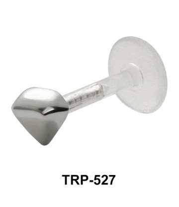 Lustrous Diamond Shaped Tragus Piercing TRP-527