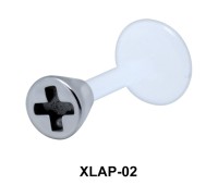 Plus Sign External Labrets Piercing XLAP-02