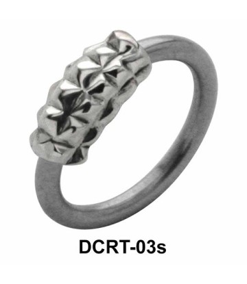 Pyramid Band Belly Piercing Ring DCRT-03s