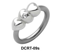 Stony Hearts Belly Piercing Ring DCRT-09s