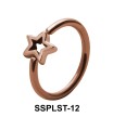 Hollow Star Closure Rings Mini Attachments SSPLST-12