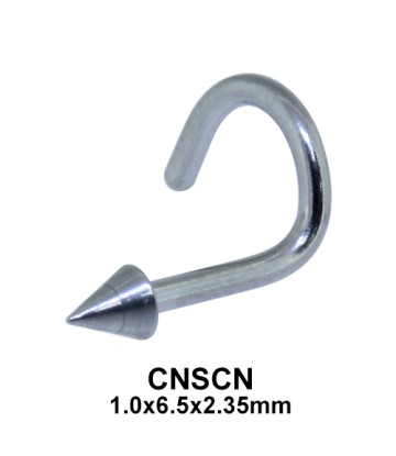 Cone Surgical Steel Nose Stud SSCNSCN