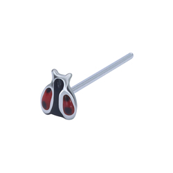 Ladybug Silver Straight Nose Stud NSKA-1341
