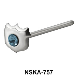 Creative Design Silver Nose Stud NSKA-757
