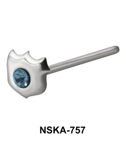 Creative Design Silver Nose Stud NSKA-757