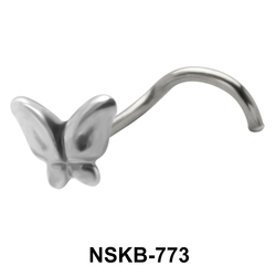 Modified Butterfly Curved Nose Stud NSKB-773