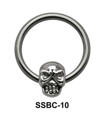 Skull Closure Rings Mini Attachments SSBC-10