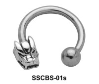 Dragon Faced Circular Barbells SSCBS-01s