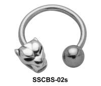 Devil Face Circular Barbells SSCBS-02s