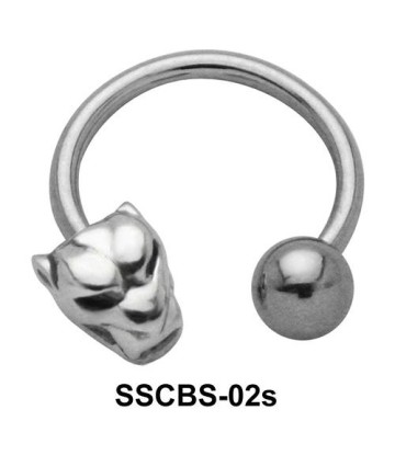 Devil Face Circular Barbells SSCBS-02s