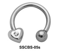 Stony Heart Circular Barbells SSCBS-05s