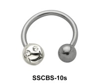 Smile Face Circular Barbells SSCBS-10s