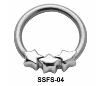 3 stars Face Closure Ring SSFS-04