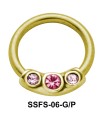 Multistoned Face Closure Ring SSFS-06