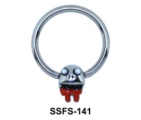 Ghost Face With Red Pants Face Piercing SSFS-141