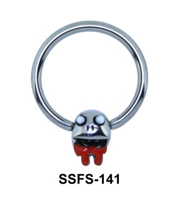 Ghost Face With Red Pants Face Piercing SSFS-141