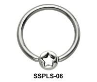 Star Ring Face Closure Ring SSPLS-06