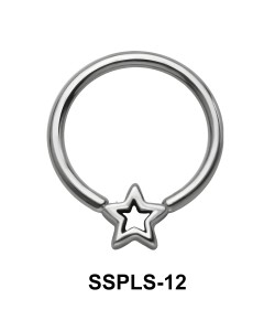 Hollow Star Closure Rings Mini Attachments SSPLS-12