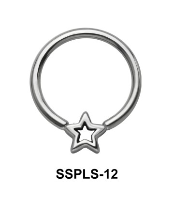 Hollow Star Closure Rings Mini Attachments SSPLS-12