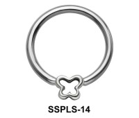 Hollow Butterfly Closure Rings Mini Attachments SSPLS-14